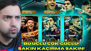 UZAYLI MESSİ GELDİ  108 BOMBACI HİLELİ MESSİ KARTI VE MSN EKİBİ  EFOOTBALL 2025 TOP AÇILIMI [upl. by Gnos]