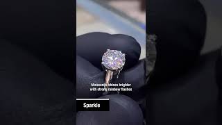 Moissanite vs Diamond WHAT’S THE DIFFERENCE⁉️ [upl. by Erickson]