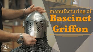 How we make the Bascinet Spoleto Helmet  manufacturing [upl. by Kroll]