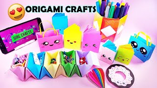 10 COOL PAPER CRAFTS YOU SHOULD TRY TO DO in Quarantine AT HOME  Origami Hacks [upl. by Boothman]