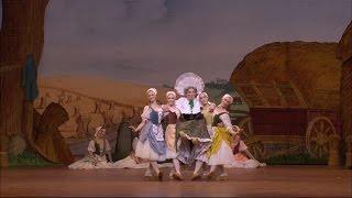 La fille mal gardée  The Clog Dance from Act I The Royal Ballet [upl. by Nac203]