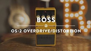 Boss OS2 OverdriveDistortion  Reverb Demo Video [upl. by Collie]