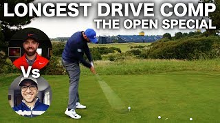 LONGEST DRIVE COMP  18TH HOLE ROYAL BIRKDALE [upl. by Leterg]