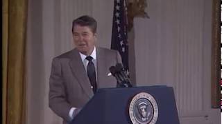 Compilation of President Reagans Humor from Selected Speeches 198189 [upl. by Hew]