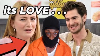 Chicken Shop Date with Spiderman Andrew Garfield  REACTION [upl. by Aradnahc]