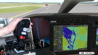 warthog throttle TBM900 PT6 beta customization [upl. by Aurel]