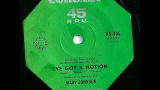 Marv Johnson  Ive Got A Notion  1961  Coronet KS465 [upl. by Raymond]