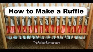 How to Make a Ruffle  TheRibbonRetreatcom [upl. by Hey]