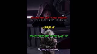 Darth Sidious VS Master Yoda  Asking Editors who wins starwars shorts [upl. by Ithsav]