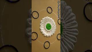 Beautiful Rangoli Design For Diwali Festival ✨️ rangoli diwali festival shorts art creative [upl. by Aylatan]