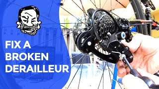 Derailleur repair for beginners [upl. by Orazal74]