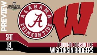 Alabama vs Wisconsin Preview  What If Bama Fixes the OL College Football 2024 [upl. by Champaigne877]