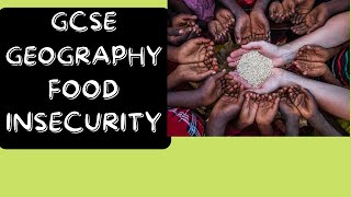 Food insecurity  GCSE GEOGRAPHY [upl. by Akirrehs]