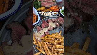 Steak in London for less than £10 per person  Bordelaise in Tooting Broadway Market londonfood [upl. by Noraf]