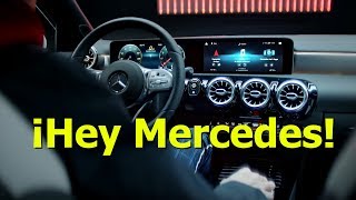 Navegando con realidad aumentada y reconocimiento vocal Jugando con el MBUX de Mercedes Benz [upl. by Ehcadroj]