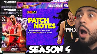 New Season 4 Patch Update Changed 2K New Free Rewards and New Pink Diamonds Coming NBA 2K24 MyTeam [upl. by Yc198]