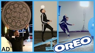 OREO FOOTBALL CHALLENGE  Behind The Scenes ft Calfreezy [upl. by Reba148]