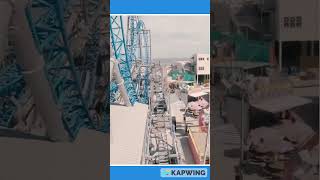 POV of the Wild Waves Coaster in Ocean City NJ adventureschmuck rollercoaster pov nj [upl. by Norreht156]