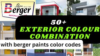 Berger paints exterior house painting color ideas 2023  berger paints colour combination berger [upl. by Doughman]