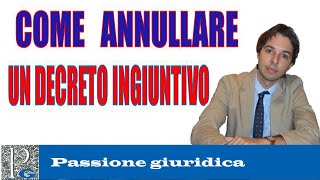 Decreto ingiuntivo per debito bancario da € 45000 come lho annullato grazie alla prescrizione [upl. by Bolger]