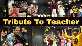 Tribute To Akhil Sir  Emotional Dance by Trainers  Dance Dedicated To Teacher [upl. by Tiram58]