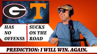 PREDICTION GEORGIA BULLDOGS VS TENNESSEE VOLS  THEY JUST CANT BEAT ME [upl. by Seaddon300]