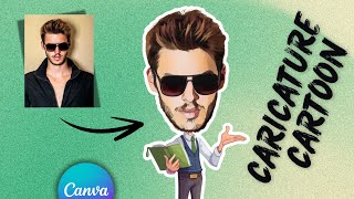 Caricature Cartoon Art Design with Canva [upl. by Lamhaj]