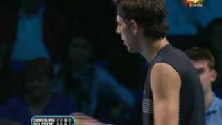 Del Potro vs Soderling 671 63 y 76 3 [upl. by Marnia127]