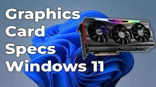 How to Check Which Graphics Card You Have on Windows 11How to Check Your Graphics Card on Windows 11 [upl. by Anahsek831]