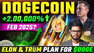 DOGECOIN  ₹450 in Feb Elon Musk Plan amp Dogecoin Price Prediction [upl. by Miza18]