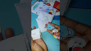 unboxing blind bag BT21  handmade [upl. by Hurlee28]