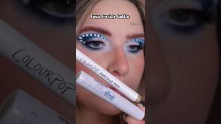 Faux freckle pens battle which one looks better makeuptutorial makeupshorts beauty fauxfreckles [upl. by Fryd]