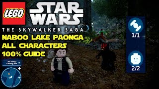 How To Get All Characters amp Ships On Naboo Lake Paonga  LEGO Star Wars The Skywalker Saga Tutorial [upl. by Okier]