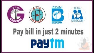 Electricity Bill Payment in PAYTM  GESCOM  HESCOM  BESCOM  MESCOM  How To Pay Electricity Bill [upl. by Amora527]