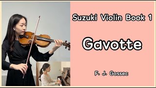 Gavotte Gossec l 가보트 l Suzuki Violin Book 1 스즈키 바이올린 1권 [upl. by Brackett507]