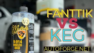 Which Sprayer Is Best For Waterless Wash Detailing Keg Vs FANTTIK McKee’s 37 Autoforgenet [upl. by Annaeirb]