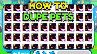 😈TUTORIAL🤑HOW TO DUPE PETS IN Pet Simulator X [upl. by Olag]