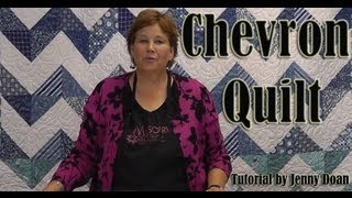 How to make a Chevron Quilt using 10quot Fabric Squares [upl. by Henley]