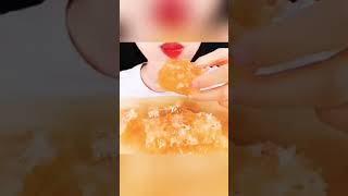 RAW HONEYCOMB MUKBANG ASMR EATING SOUNDS shorts eatingsounds mukbang [upl. by Dranik]