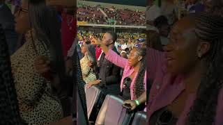 Kofi Owusu Peprahs wife worships along as he sings MATWEN at Praise Reloaded 24 [upl. by Guzel956]