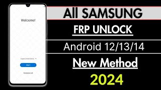 SAMSUNG FRP BYPASS 2024 The EASIEST Way to Bypass New Security [upl. by Enelak784]