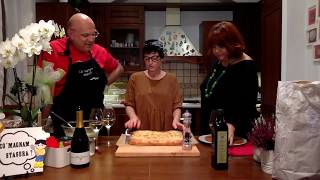 Co magnam stasera Focaccia genovese e farinata di ceci con Francesca Casci Ceccacci Pandefra [upl. by Phip]