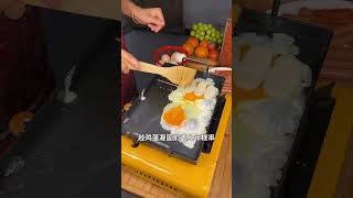 誰能拒絕一個糯嘰嘰的蛋包糕 cooking food [upl. by Dorran]