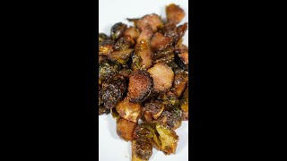 Crispy Honey Balsamic Brussel Sprouts [upl. by Elatsyrk]