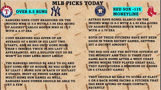 MLB Picks and Rundown August 9th Best Bets Today [upl. by Webster]