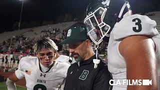 Bonita vs Glendora  24 Socal High School Football [upl. by Irallih]