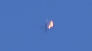 Alleged Footage Of Flight MH17 Crashing To Ground [upl. by Ellehcsor]