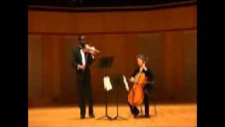 Franz J Haydn  Duo for violin and cello [upl. by Alaikim524]