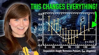 Astrophysicist explains big GRAVITATIONAL WAVE discovery Are they NEW PHYSICS or merging SMBHs [upl. by Alleuol]