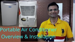 Portable Air Conditioner Installation amp overview [upl. by Amilah]